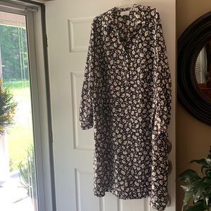 Silk Shirt Dress